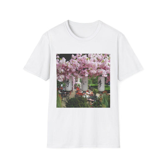 Cherry Blossom Lantern T-Shirt – Japanese Garden Aesthetic & Spring Floral Tee