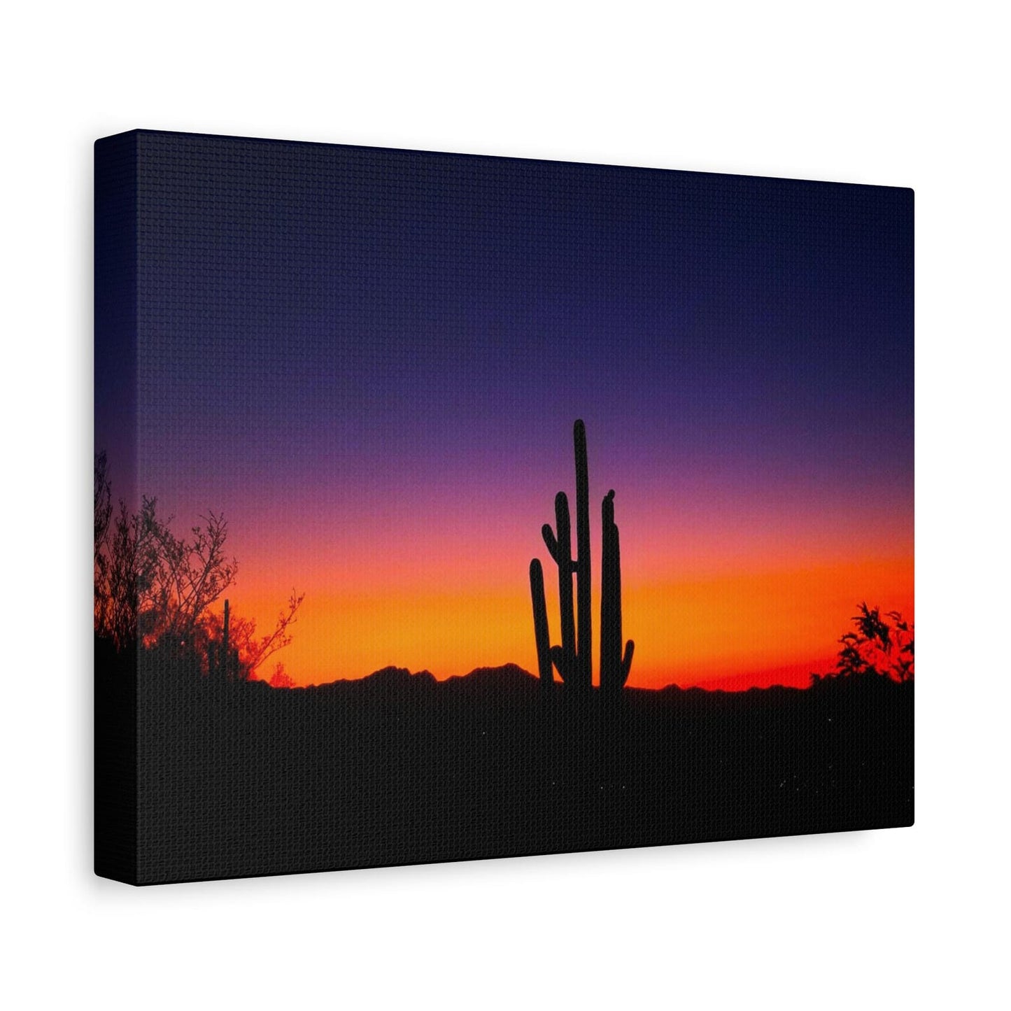 Desert Sunset Canvas – Cactus Wall Art for Boho & Nature-Inspired Decor