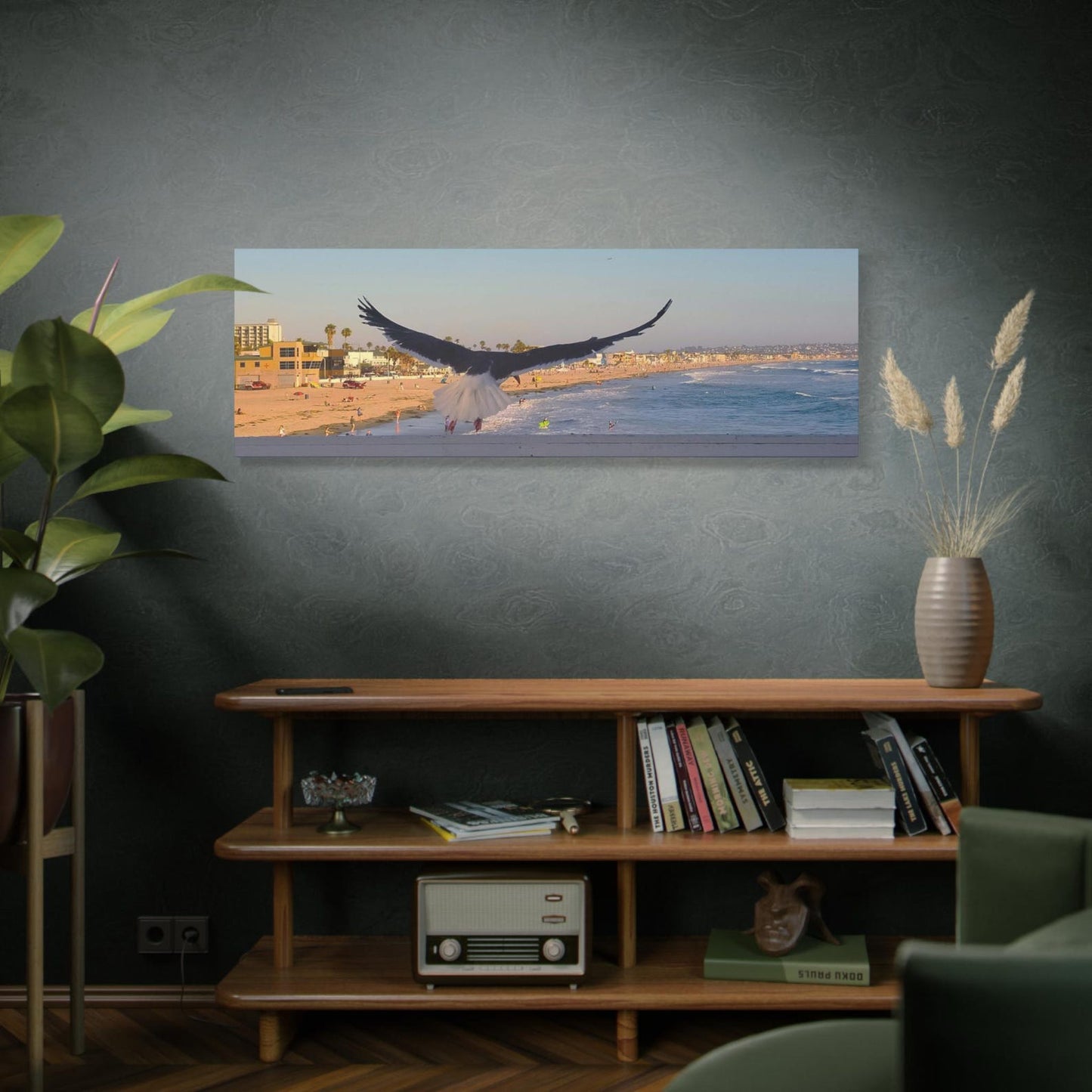 Birds Over Beach Canvas – Coastal Wall Art for Nature & Beach House Decor