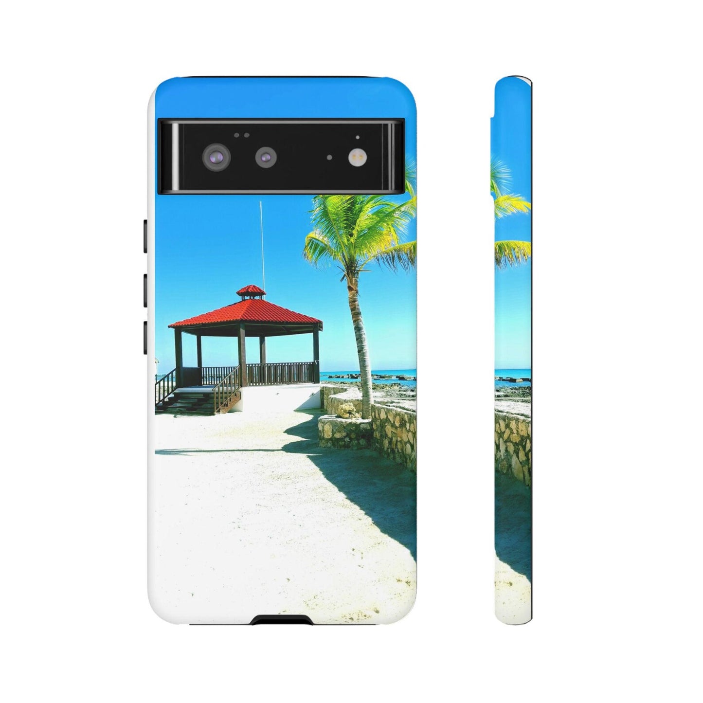 Vibrant Tropical Tough Phone Case – Durable Cover for iPhone, Samsung & Huawei