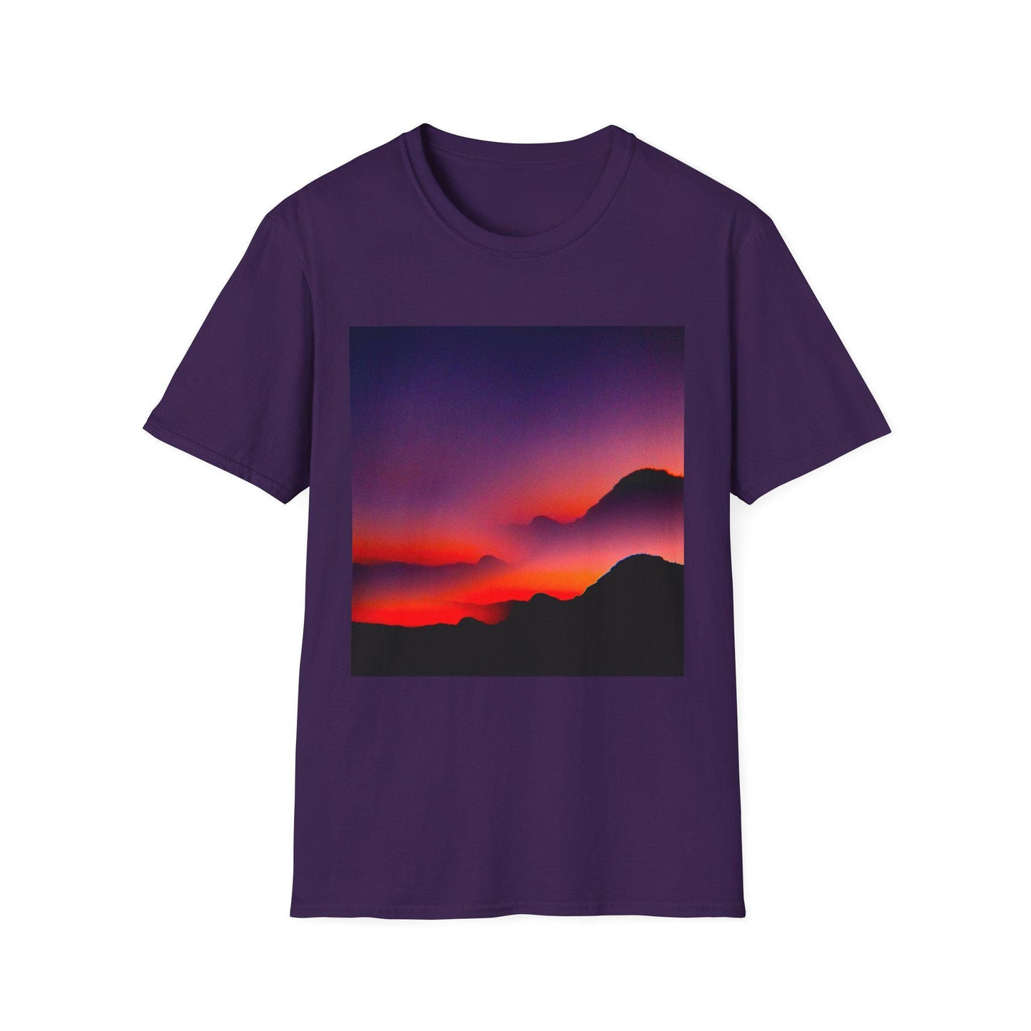 Sunset Mountain Vibe T-Shirt – Unisex Tee for Nature Lovers & Hikers