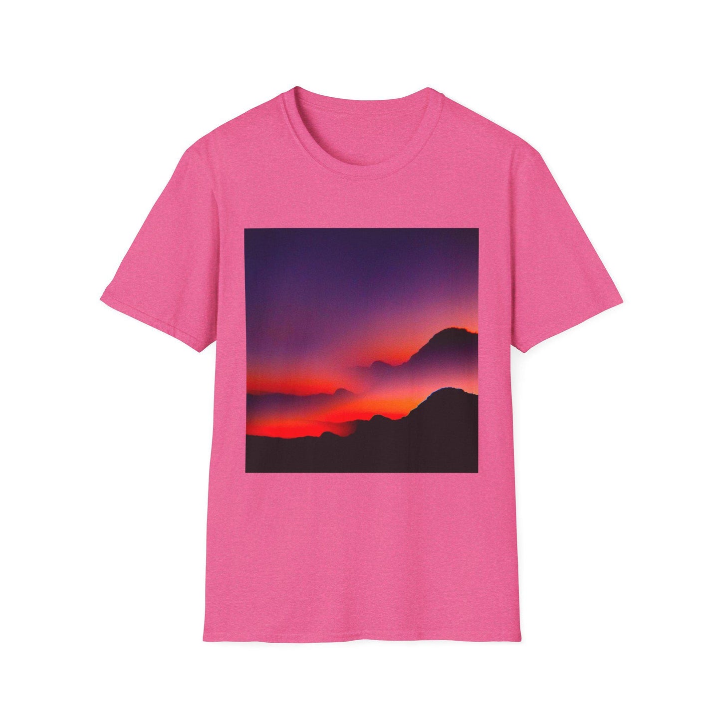 Sunset Mountain Vibe T-Shirt – Unisex Tee for Nature Lovers & Hikers