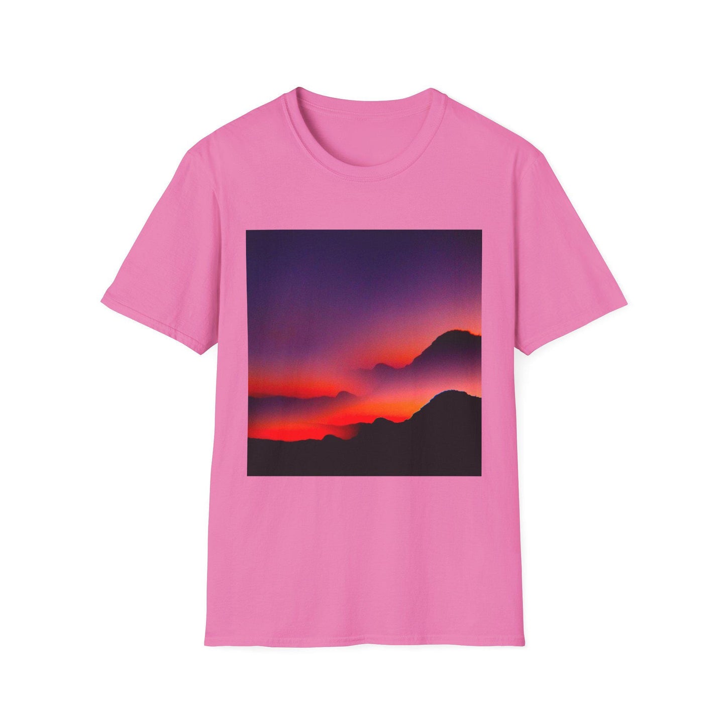 Sunset Mountain Vibe T-Shirt – Unisex Tee for Nature Lovers & Hikers