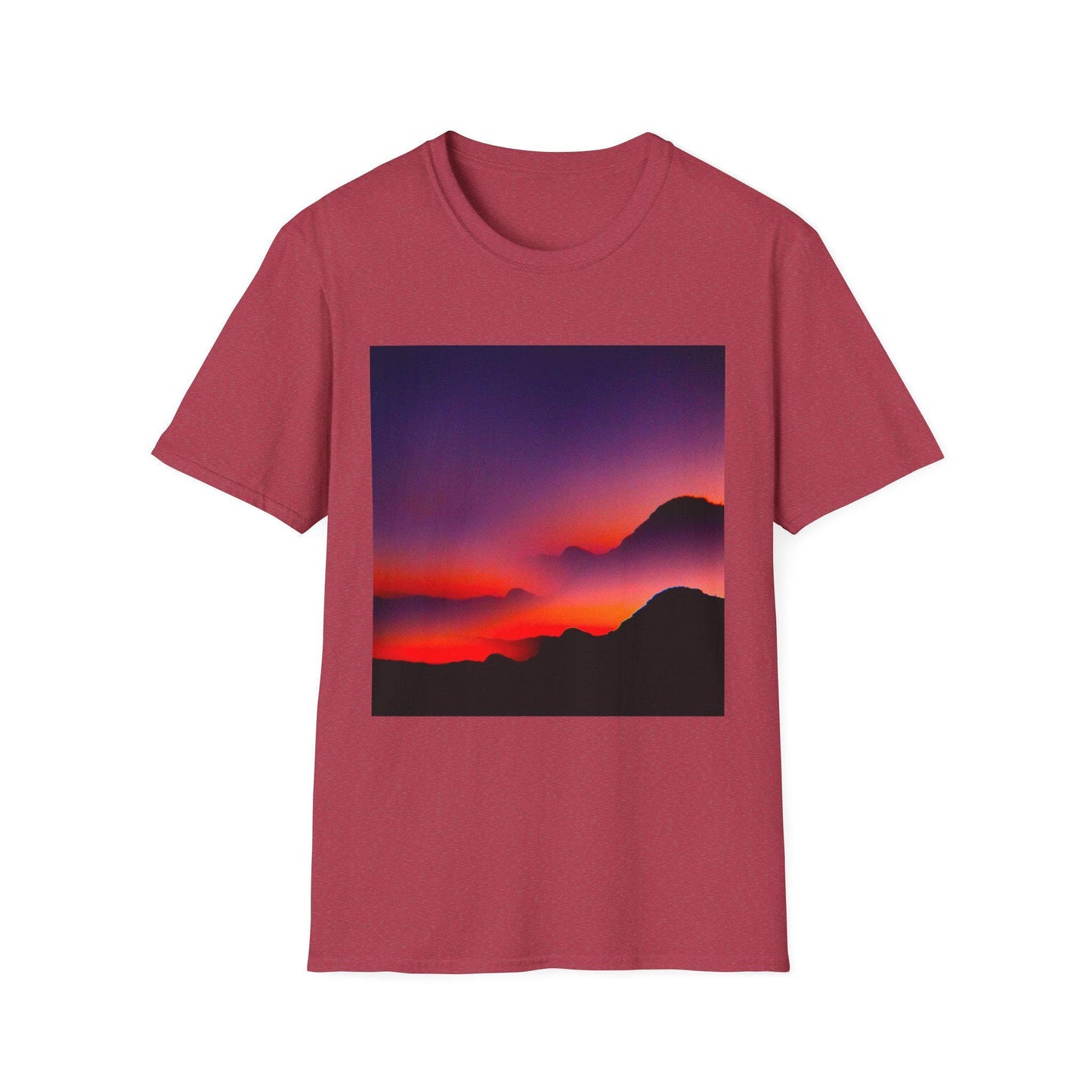 Sunset Mountain Vibe T-Shirt – Unisex Tee for Nature Lovers & Hikers