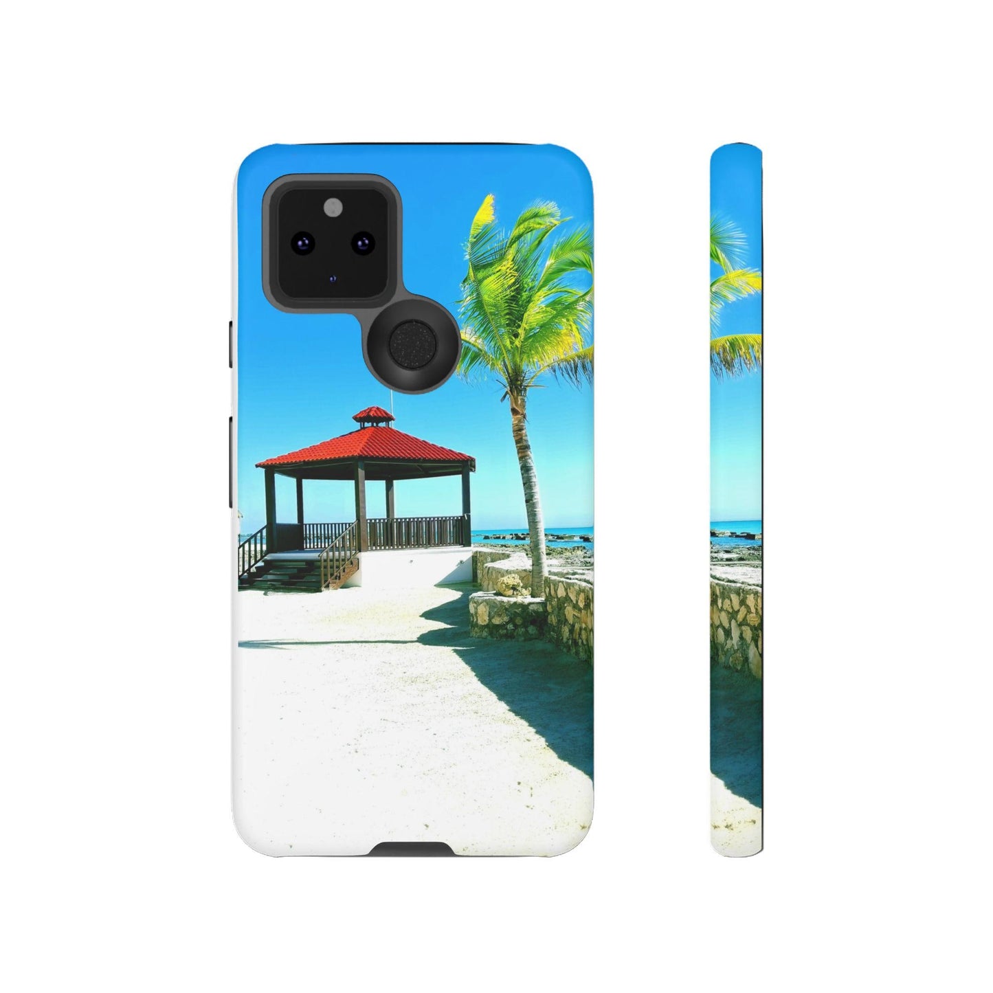 Vibrant Tropical Tough Phone Case – Durable Cover for iPhone, Samsung & Huawei