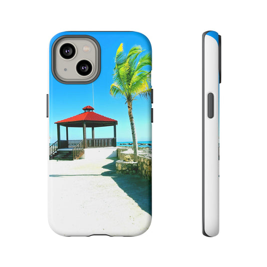 Vibrant Tropical Tough Phone Case – Durable Cover for iPhone, Samsung & Huawei
