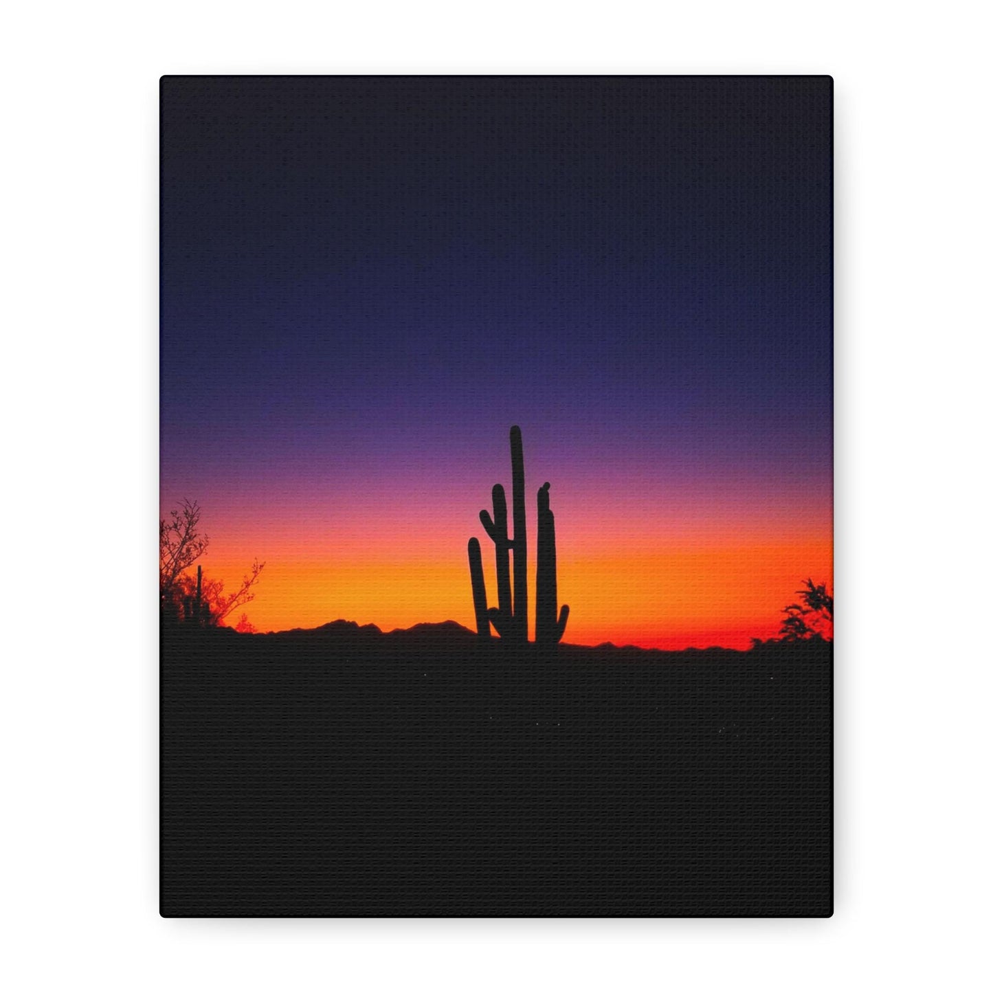 Desert Sunset Canvas – Cactus Wall Art for Boho & Nature-Inspired Decor