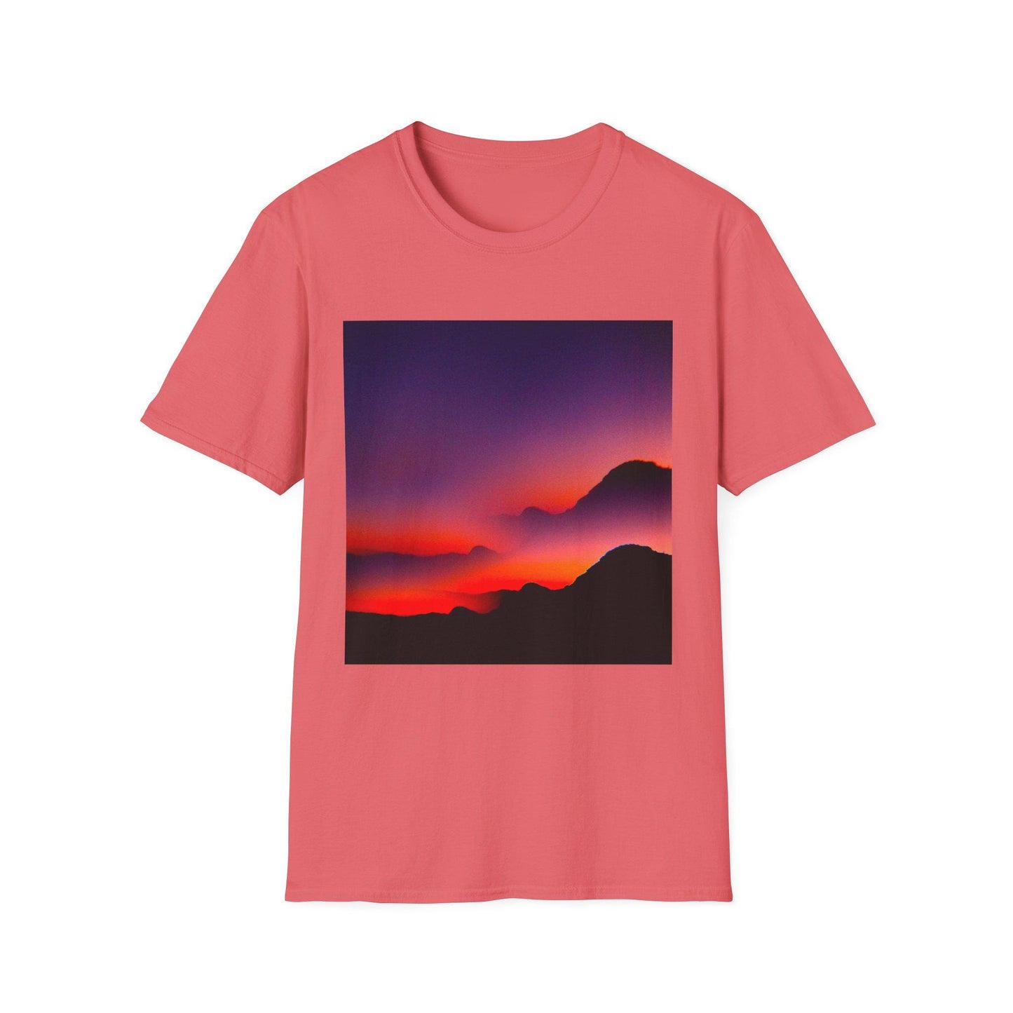 Sunset Mountain Vibe T-Shirt – Unisex Tee for Nature Lovers & Hikers