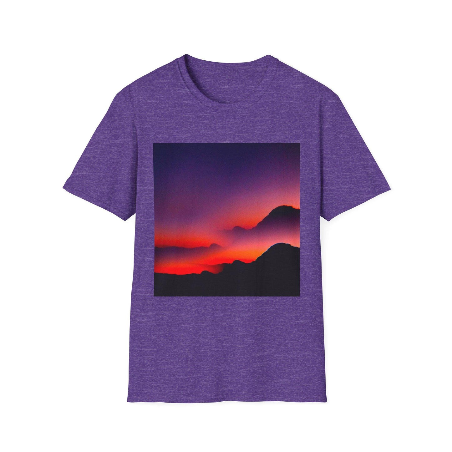 Sunset Mountain Vibe T-Shirt – Unisex Tee for Nature Lovers & Hikers