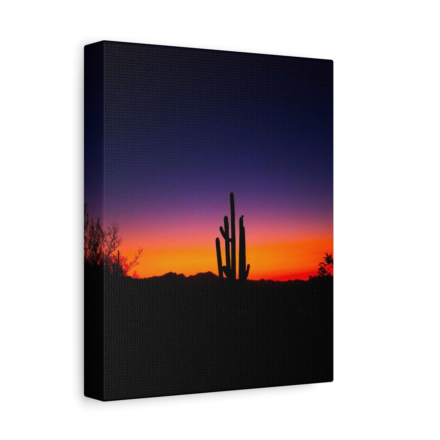 Desert Sunset Canvas – Cactus Wall Art for Boho & Nature-Inspired Decor